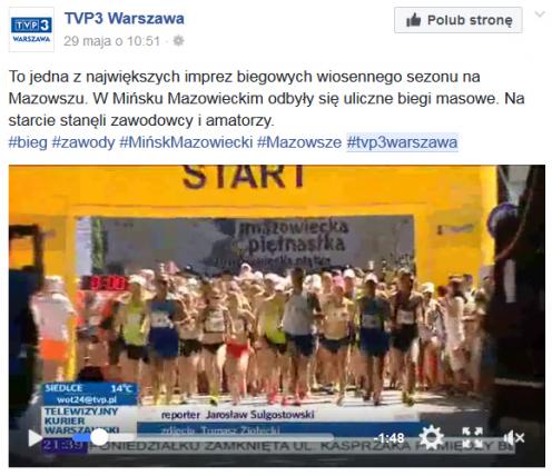 22. Mazowiecka Piętnastka w TVP3