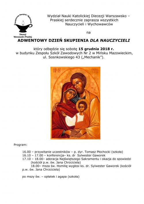 2018 plakat adwentowy dzień skupienia dla nauczycieli (1)