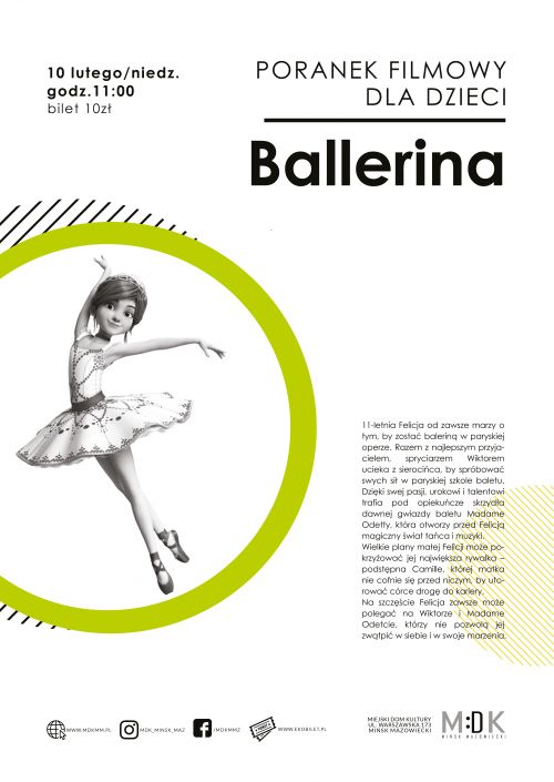 PLAKAT_poranek ballerina