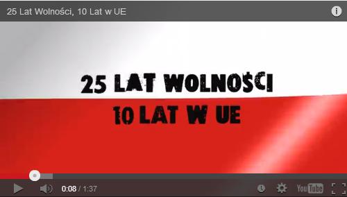 25 Lat Wolności, 10 Lat w UE -  Mińsk Mazowiecki - spot promocyjny