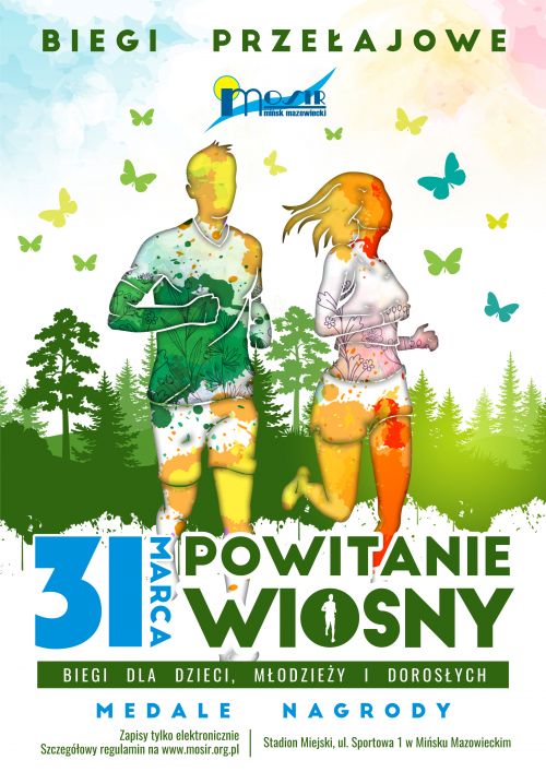 plakat powitanie wiosny