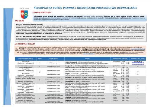 ogloszenie na tablice starostwo