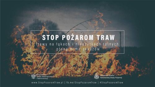 STOP POŻAROM TRAW