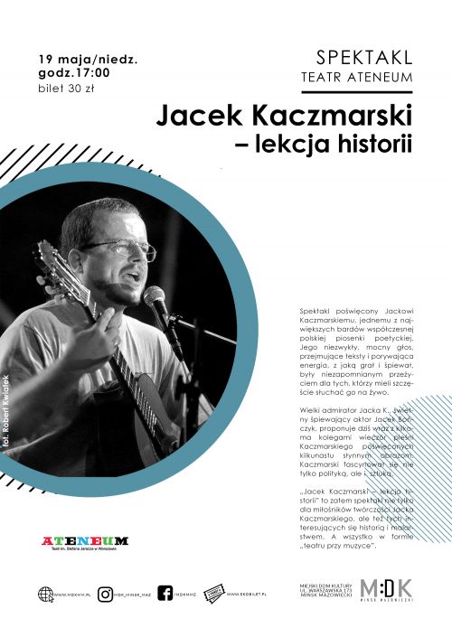 PLAKAT_spektakl kaczmarski - mały rozmiar