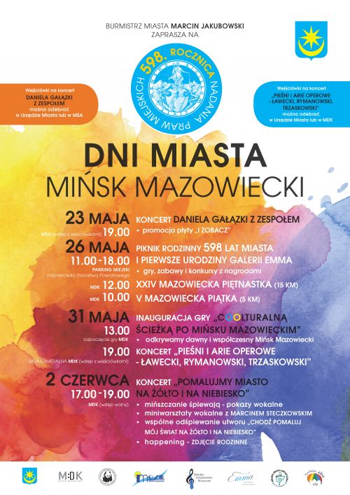 Plakat dni miasta 2019last