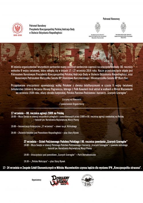 plakat 17 września