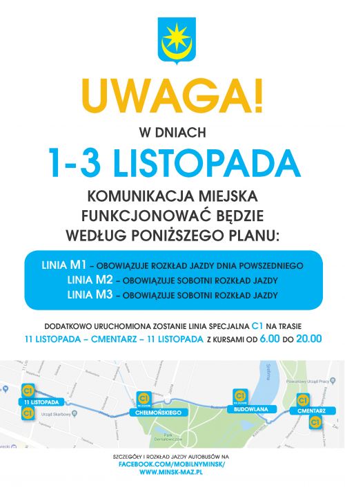 plakat A3 linia Cmentarna 2019
