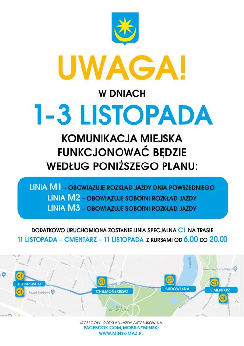 plakat A3 linia Cmentarna 2019