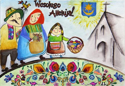 Zwycięska praca, rys. Marta Obłoza SP Nr2 