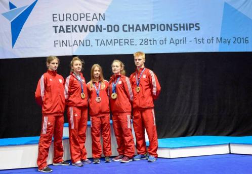 7 naszych medali na Mistrzostwach Europy Taekwon-Do ITF