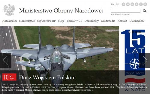 Dni z Wojskiem Polskim na stronie Ministerstwa Obrony Narodowej