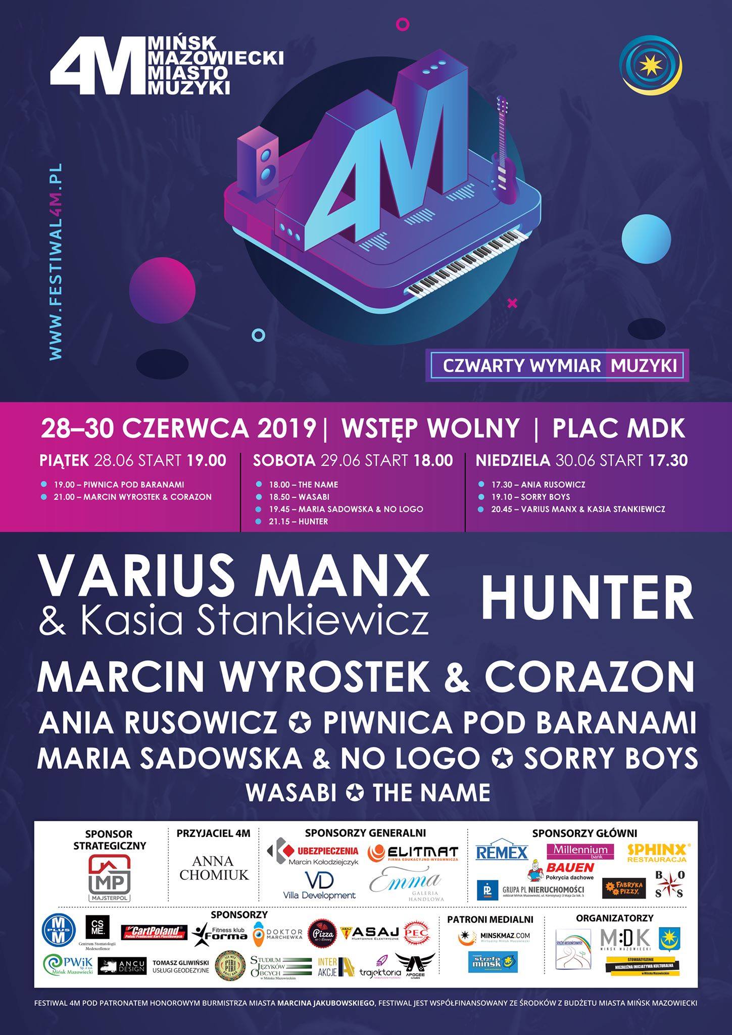 Festiwal 4M - Mińsk Mazowiecki Miasto Muzyki
