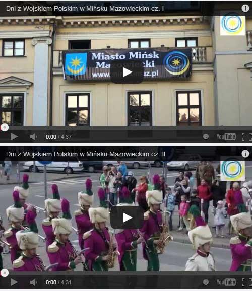 Filmowe relacje z Dni Wojska Polskiego w Mińsku Mazowieckim