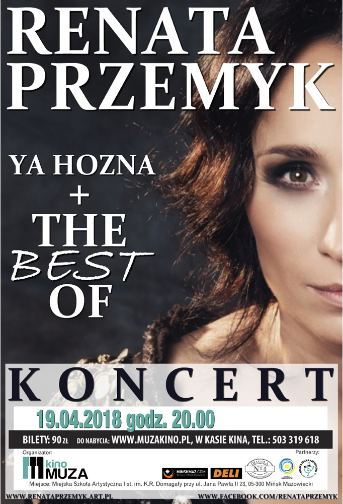 Kino Muza zaprasza na koncert Renaty Przemyk