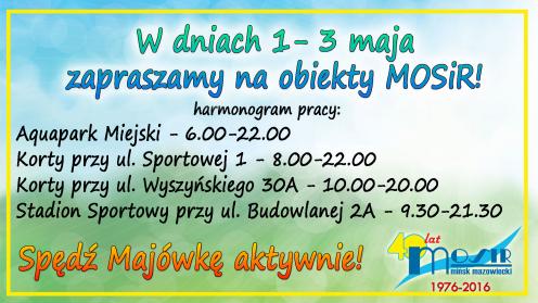 Majówka z MOSiRem