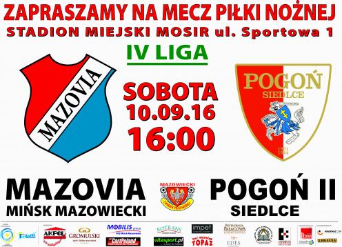 Mazovia Mińsk Mazowiecki - POGOŃ II Siedlce