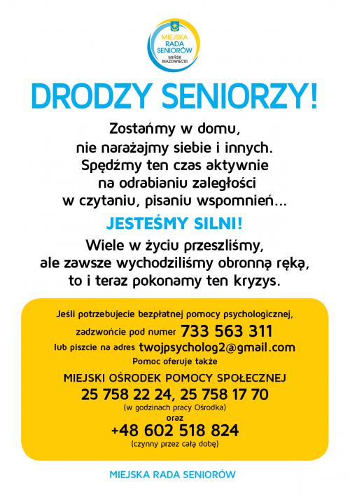 Odezwa do Seniorów