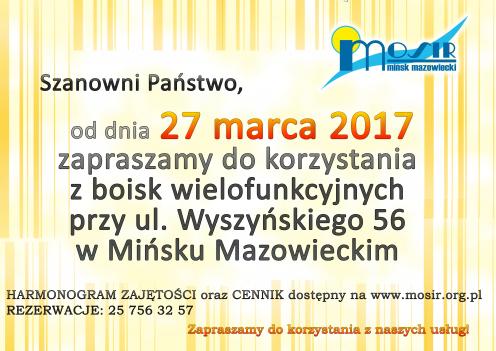 Otwarcie boisk wielofunkcyjnych