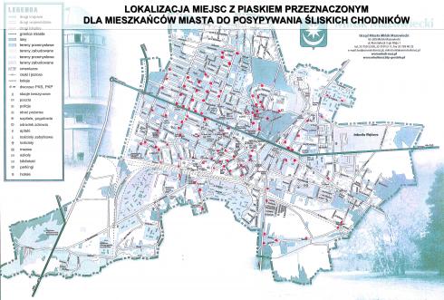 Piasek do posypywania śliskich chodników