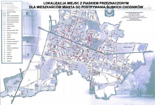 Piasek na śliskie chodniki