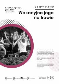 Wakacyjna joga na trawie