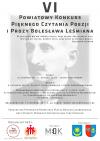 Powiatowy Konkursu Pięknego Czytania Poezji i Prozy Bolesława Leśmiana