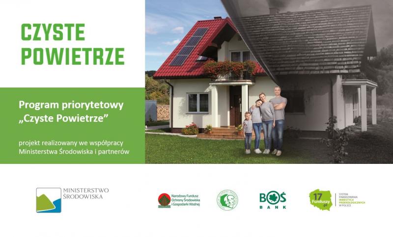 Ruszył nabór wniosków w ramach Programu CZYSTE POWIETRZE