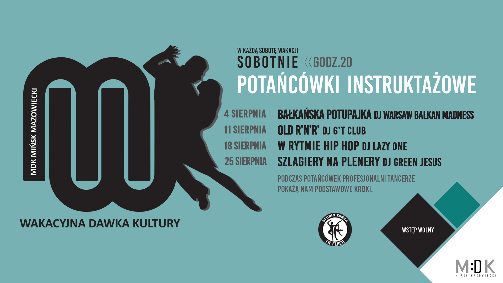 Sobotnie potańcówki instruktażowe