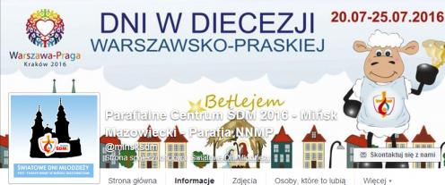 Światowe Dni Młodzieży przy Parafii NNMP