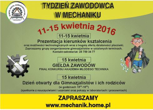 Tydzień Zawodowca w MECHANIKU