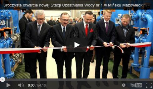 Uroczyste otwarcie nowej Stacji Uzdatniania Wody