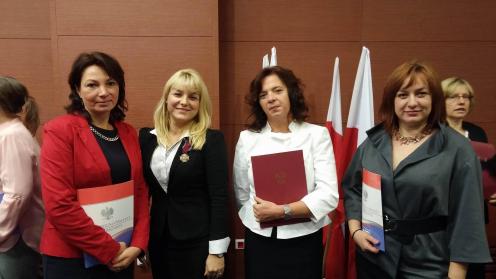 Uroczystość wręczenia nagród i odznaczeń  z okazji Dnia Edukacji Narodowej