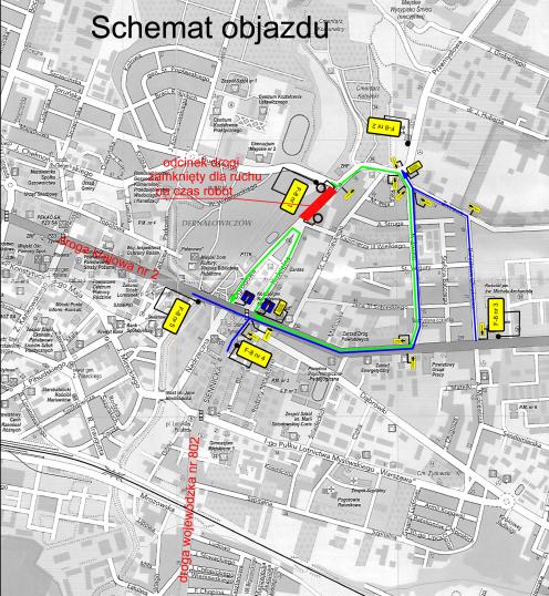 Utrudnienia w ruchu drogowym na ul. Kościelnej