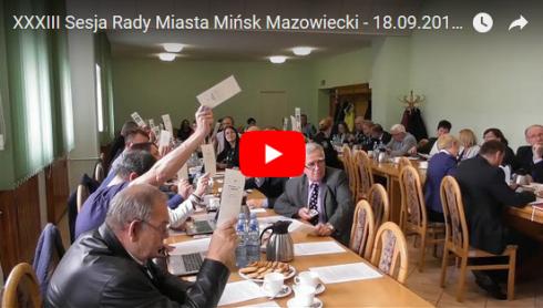 Videorelacja z XXXIII Sesji Rady Miasta