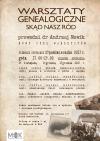 Warsztaty Genealogiczne "Skąd nasz ród"