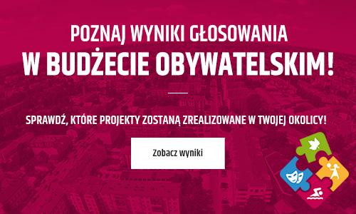 Wyniki głosowania w budżecie obywatelskim