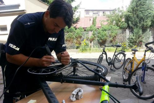 WZNOWIENIE AKCJI ZNAKOWANIA ROWERÓW W MIŃSKU MAZOWIECKIM i W POWIECIE MIŃSKIM