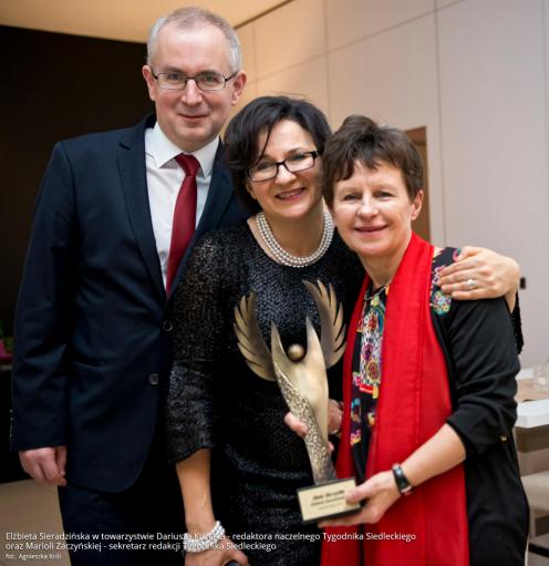 Złote Skrzydła dla Elżbiety Sieradzińskiej