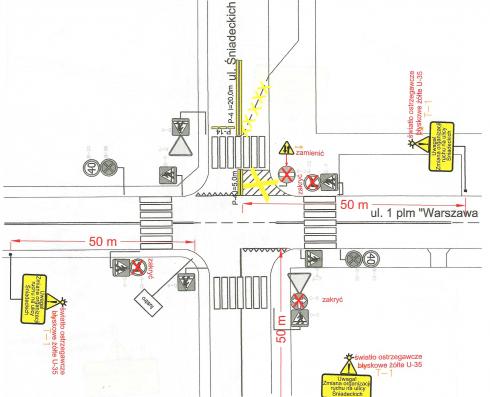 Zmiana organizacji ruchu na ul. Śniadeckich