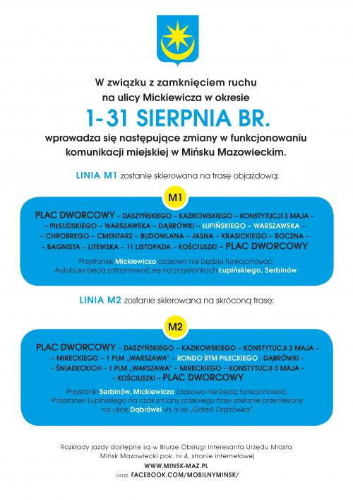 Zmiany w funkcjonowaniu komunikacji miejskiej